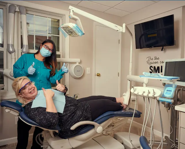 Happy Patient After Exceptional Dental Treatment Near Plainedge